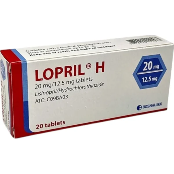 Lopril H 20 mq / 12,5 mq N20 tablet