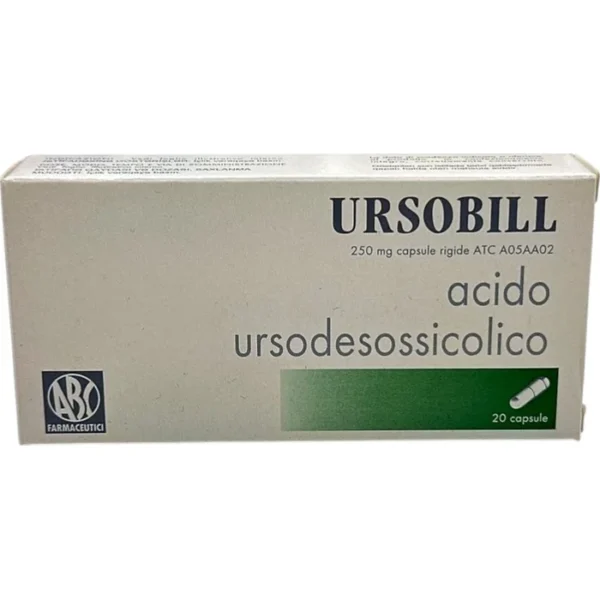URSOBIL 250 MG 20 CAP.