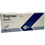 XARTIL 5 MG 28 TB.