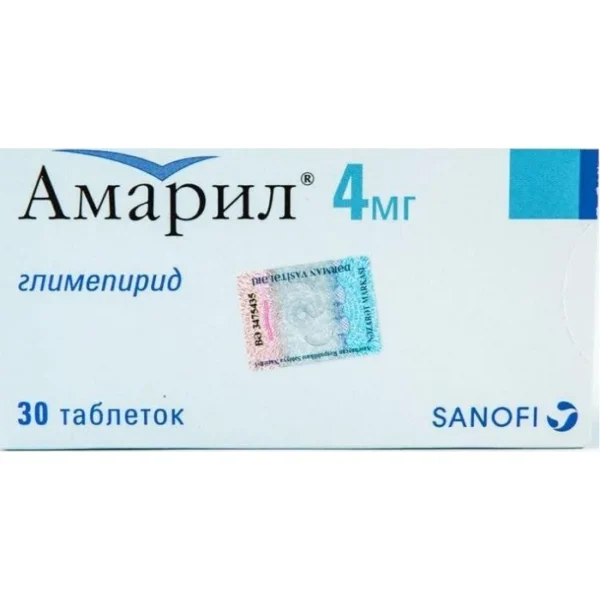 Amaril 4 mq N30 tablet