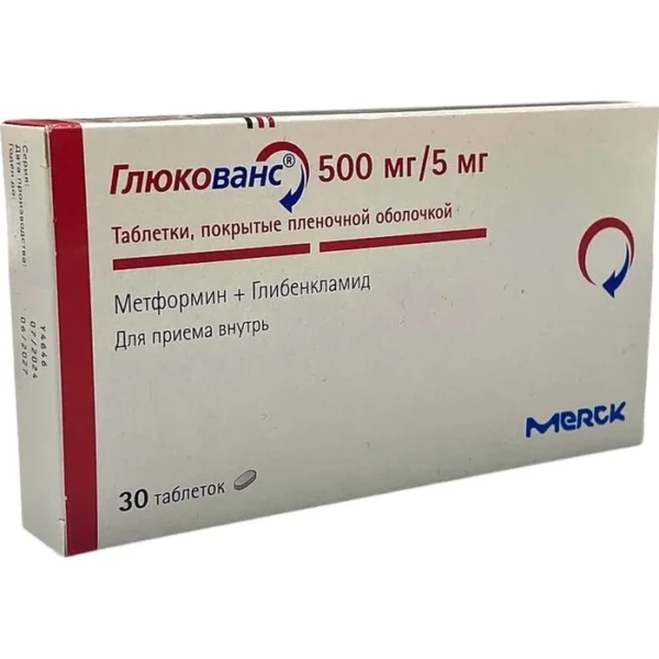 Qlukovans 500 mq / 5 mq N30 tablet