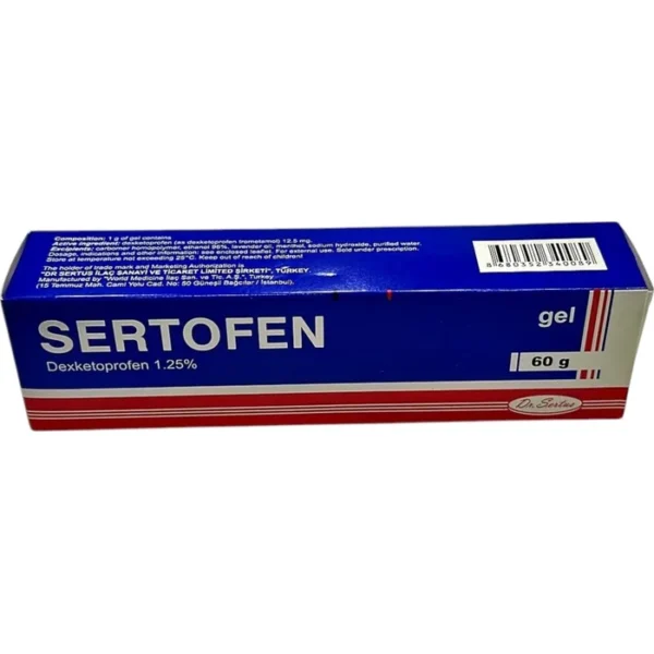 Sertofen 1,25 % 60 q gel