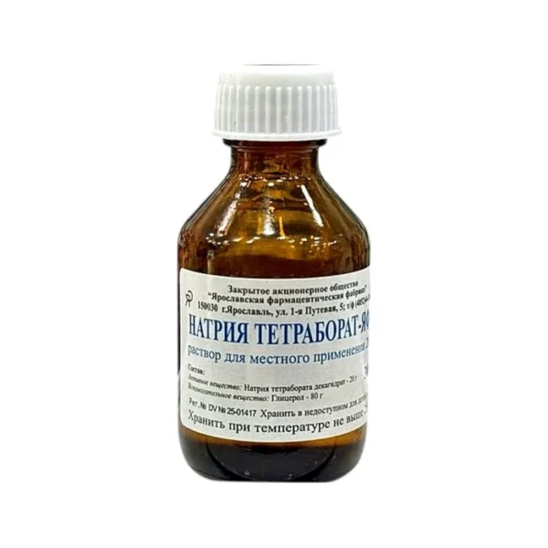 Natrium tetraborat qliserinlə 20 % 30 ml məhlul