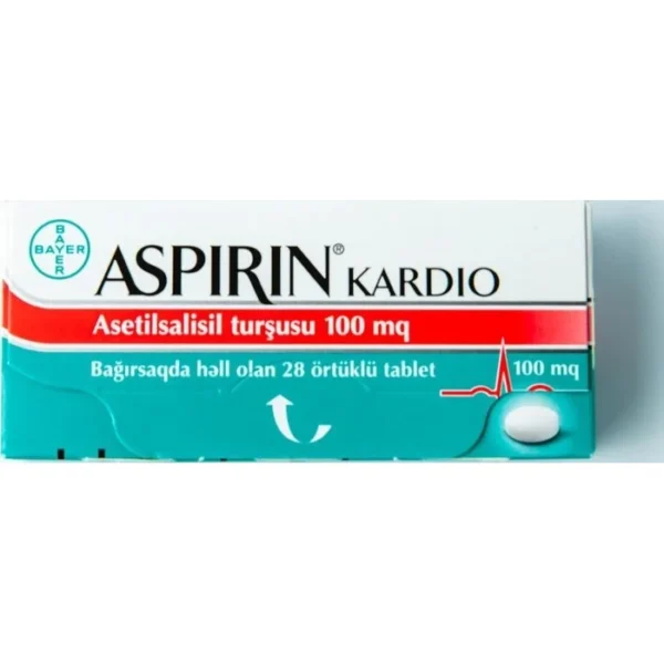 Aspirin kardio 100 mq N28 tablet