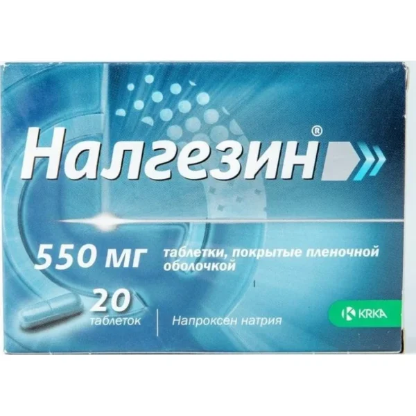 Nalgezin 550 mq N20 tablet