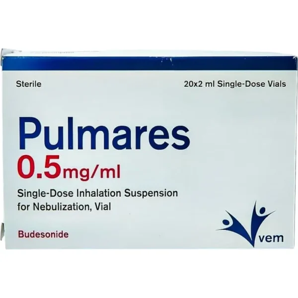 Pulmares 0,5 mq 2 ml N20 inhalyasiya