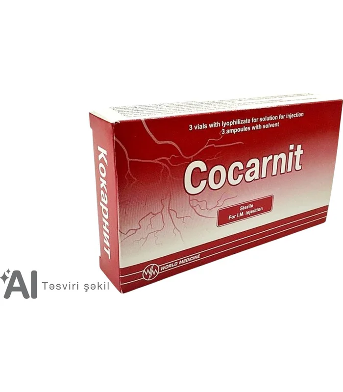 Cocarnit 3 ml N3 inyeksiya Cocarnit 3 ml N3 inyeksiya