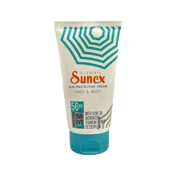 Sunex SPF 50+ üz və bədən üçün zeytun yağlı 150 ml krem Fitooil