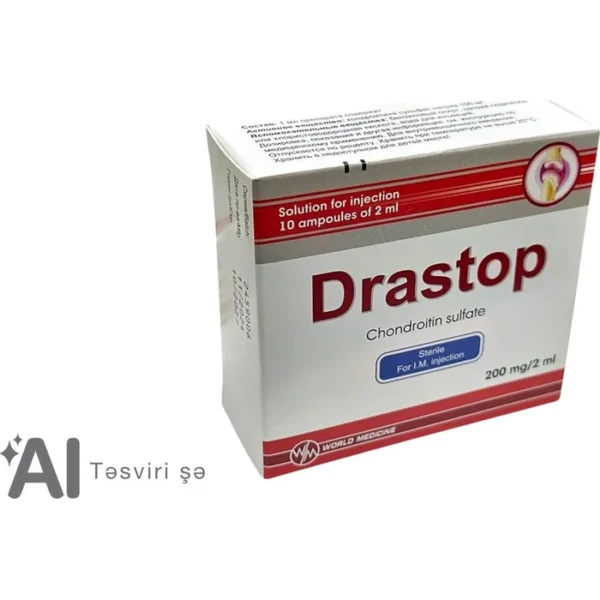 DRASTOP 200 MG 2 ML N10 AMP