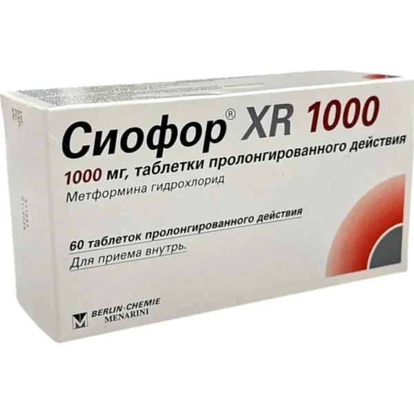Siofor XR 1000 mq N60 tablet