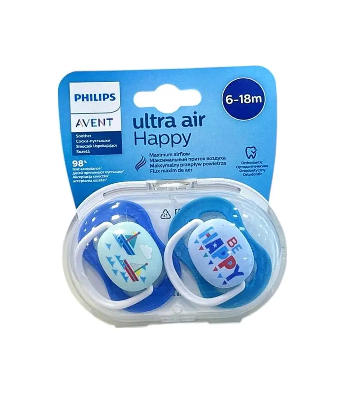 Avent "Ultra air" əmzik 6-18 ay SCF 080/15 N2