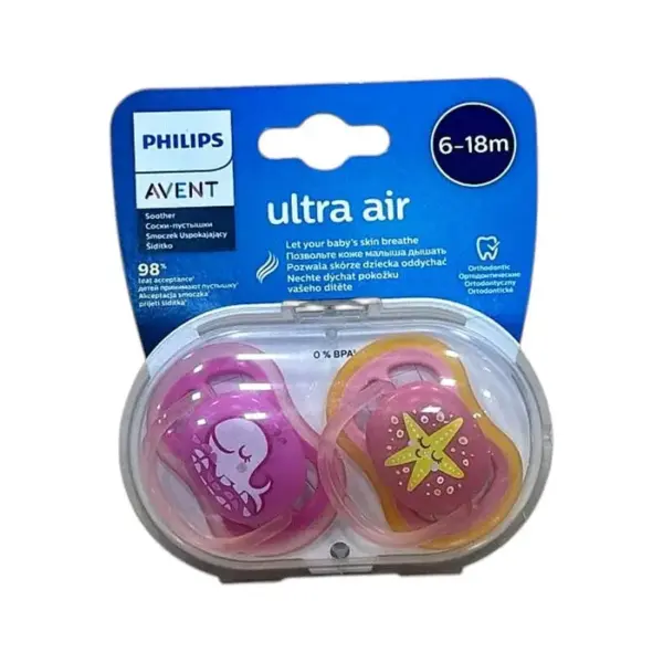 Avent "Ultra air" əmzik 6-18 ay SCF 085/04 N2