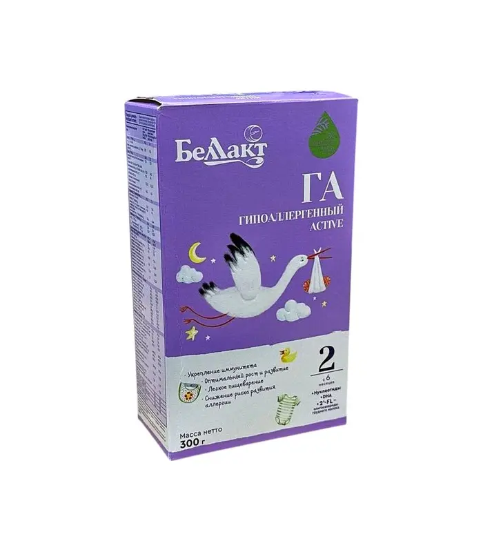 Bellakt HA-2 hipoallergen uşaq qidası 6 - 12 ay 300 q