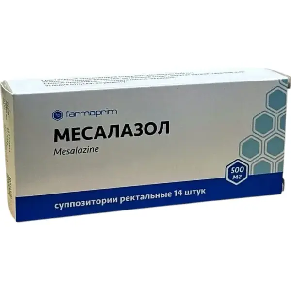 MESALAZOL 500 MG N14 SAM