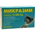 Mikrazim 10000 IU / 125 mq N50 kapsul