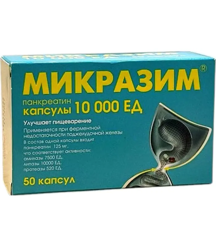 Mikrazim 10000 IU / 125 mq N50 kapsul Mikrazim 10000 IU / 125 mq N50 kapsul