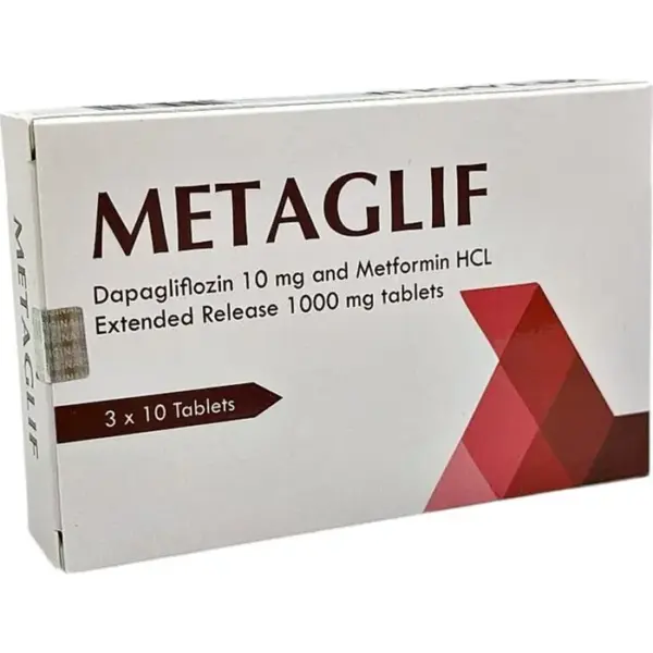 METAGLIF (10 + 1000 MG) № 30 (TABLETKI) (GLIESSE PHARMACEUTICALS PVT LTD) (INDIYA)
