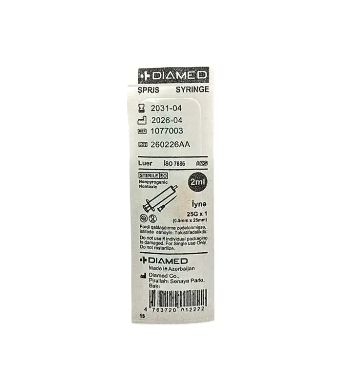 Şpris 2 ml Diamed
